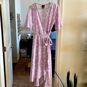 Bobeau small purple floral dress